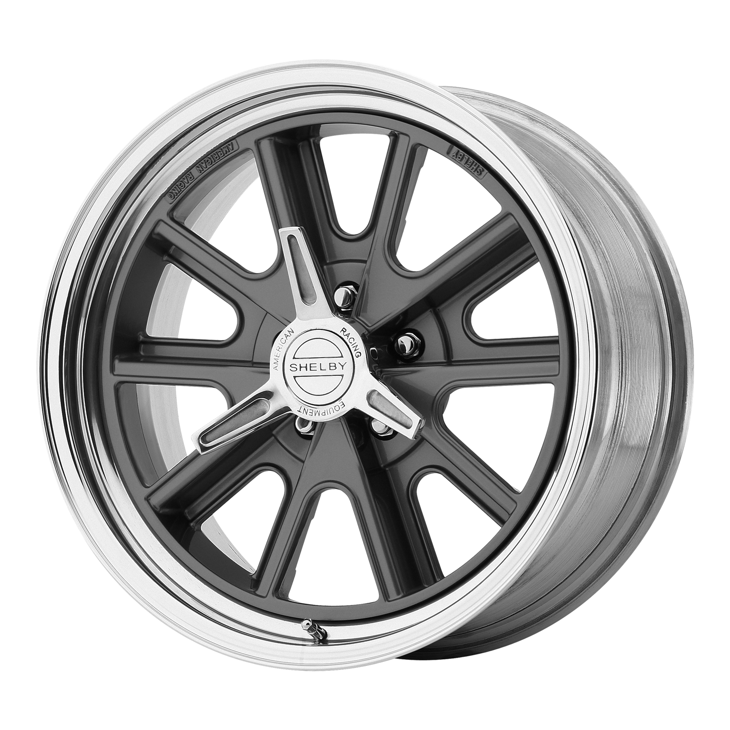 18x7 American Racing VN427 Shelby Cobra Gray Wheel BLANK (XXmm)