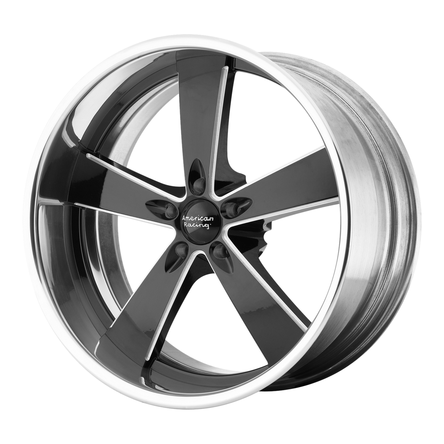 18x7 American Racing VN472 BURNOUT Blk Milled Center Wheel BLANK (XXmm)