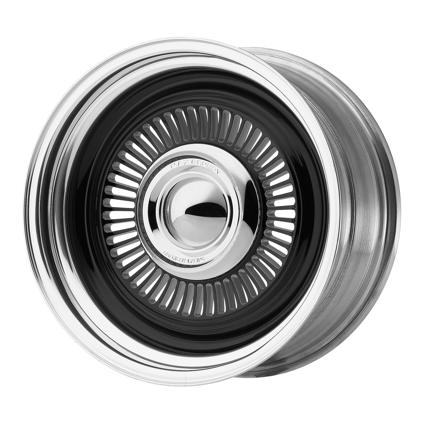 17x7 American Racing VN478 2-Piece Black Milled Wheel Blank (Blank)