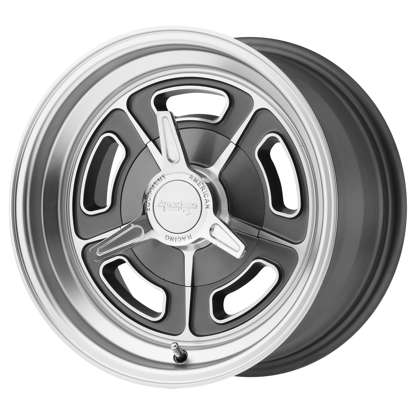 15x10 American Racing VN502 Mag Gray Machined Wheel BLANK (-32mm)
