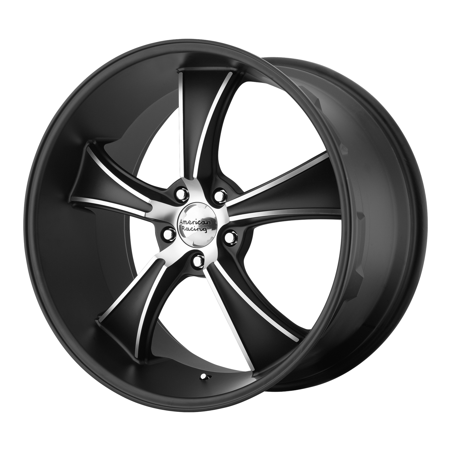 20x10 American Racing VN805 Black Machined Wheel 5x4.5 (15mm)
