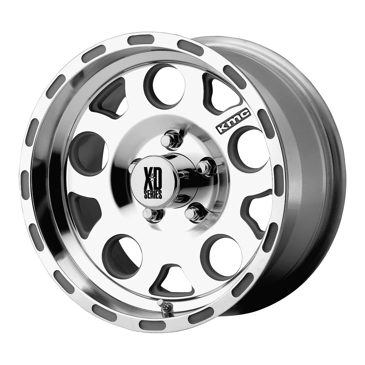 16x8 XD XD122 ENDURO Machined Wheel 8X6.5 (0mm)