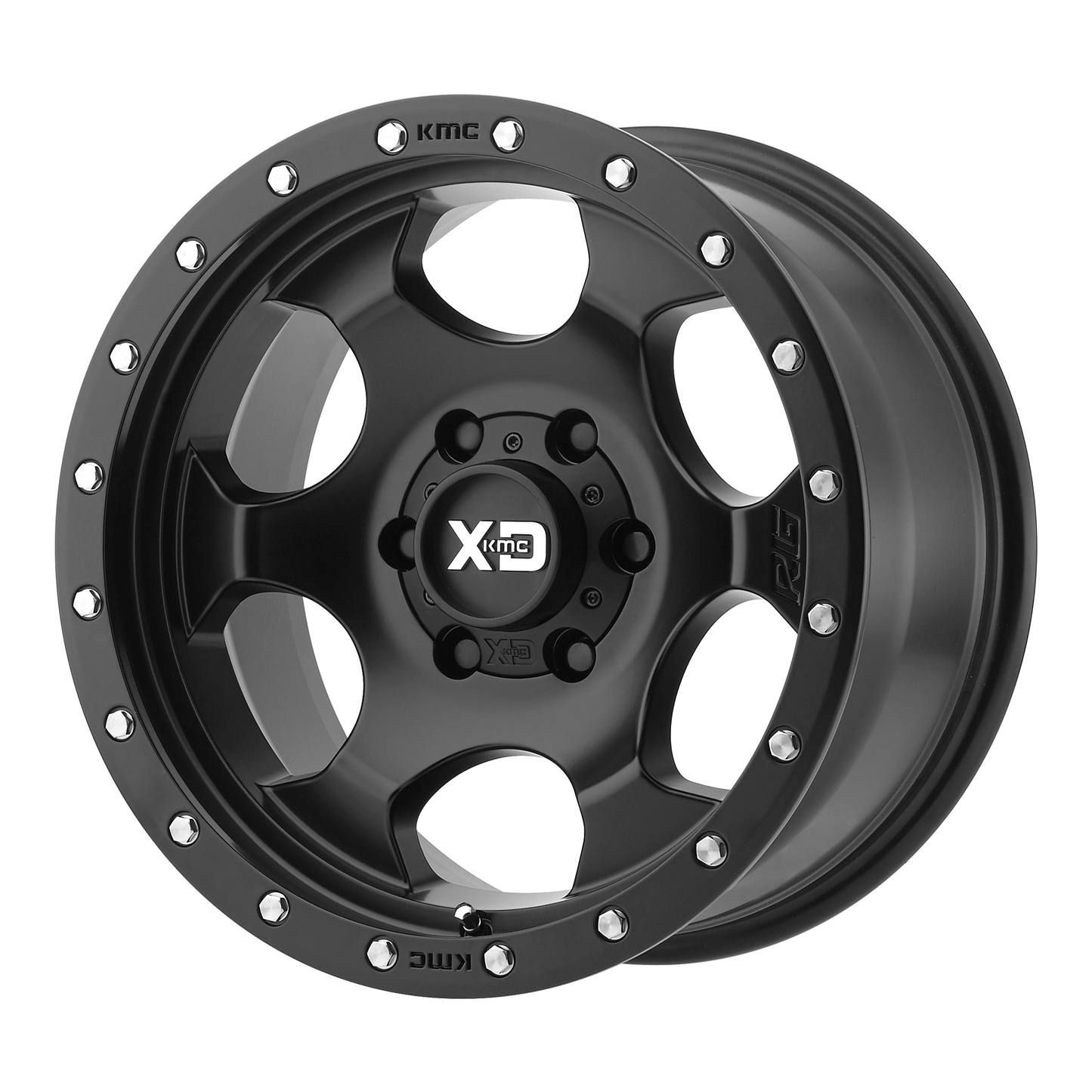 17x8 XD XD131 RG1 Satin Black With Reinforcing Ring Wheel 6x5.5 (0mm)