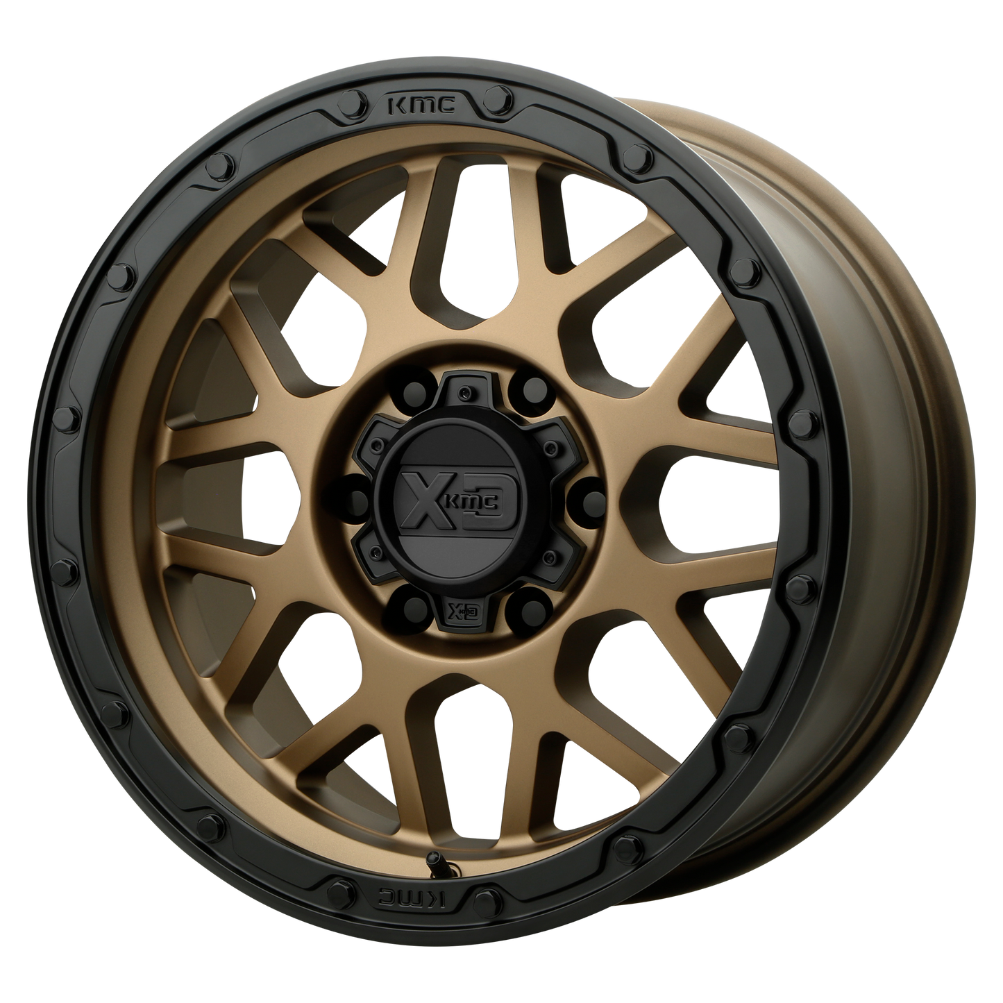 18x8.5 XD XD135 GRENADE OR Matte Bronze Matte Black Lip Wheel 6x135 (0mm)