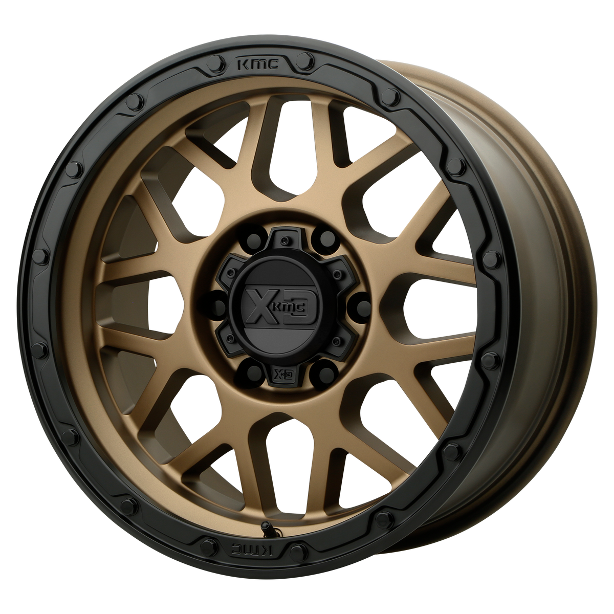 17x9 XD Series XD135 Matte Bronze Matte Black Lip Wheel 6x5.5 (-12mm)