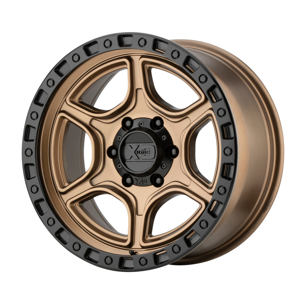 17x9 XD XD139 PORTAL Satin Bronze Satin Black Lip Wheel 5x5 (-12mm)