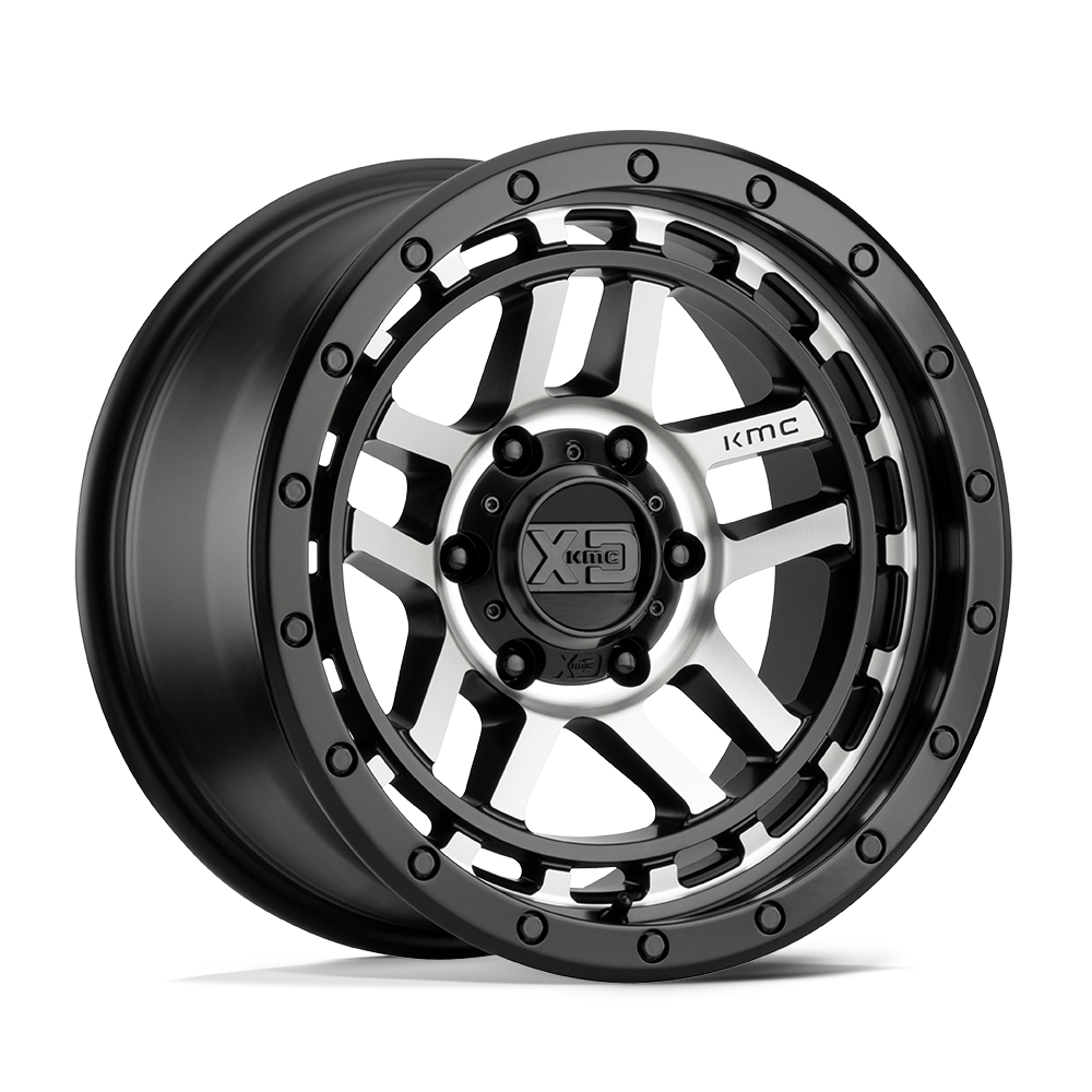 17x8.5 XD XD140 RECON Satin Black Machined Wheel 6x4.5 (18mm)