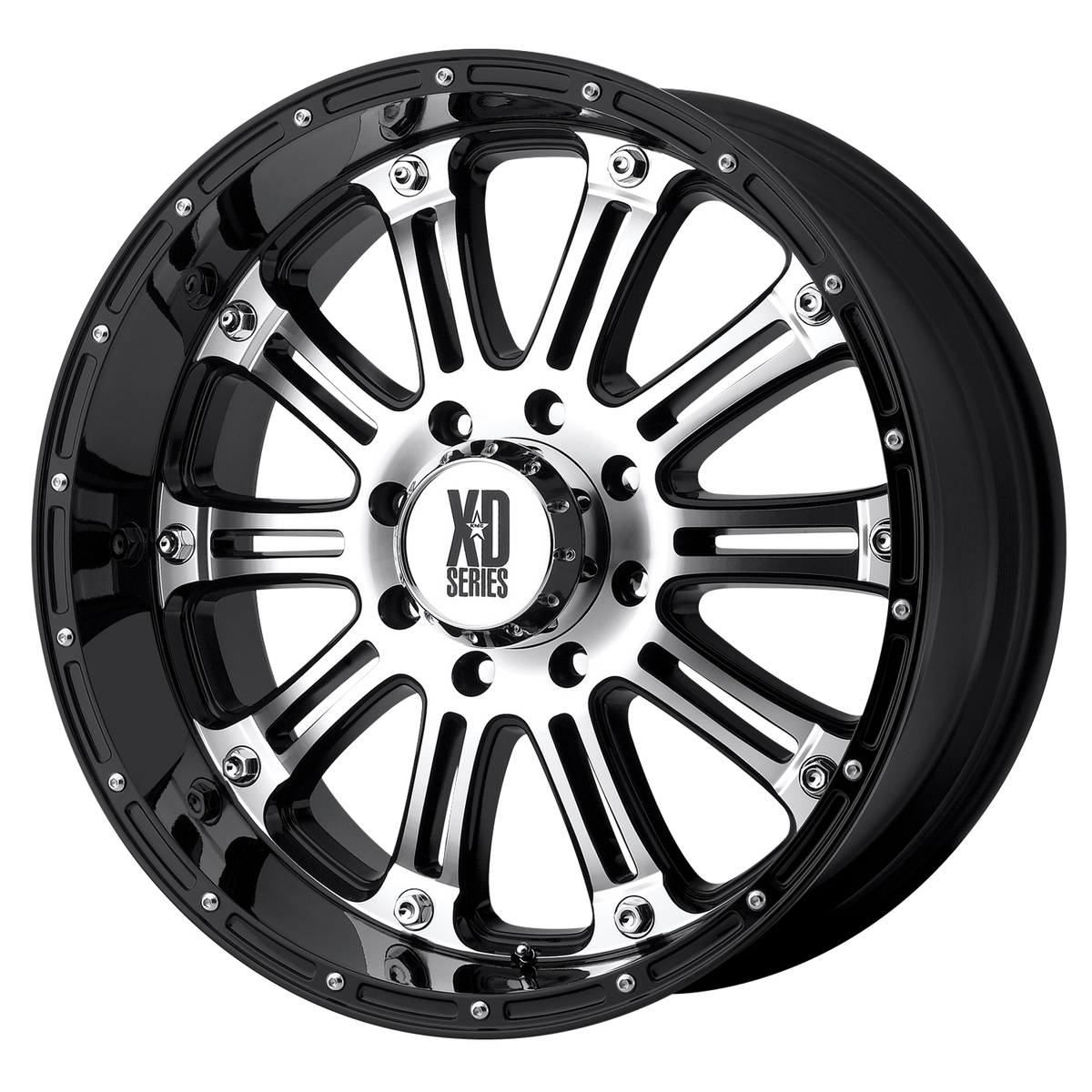 20x9 XD Series XD795 Black Machined Wheel 5x5 (18mm)