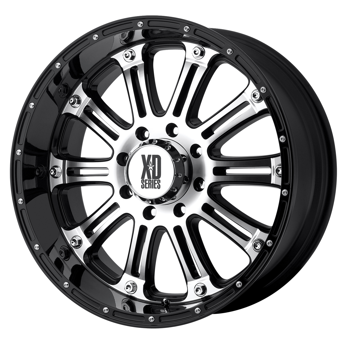 18x9 XD Series XD795 Black Machined Wheel 8x170 (18mm)