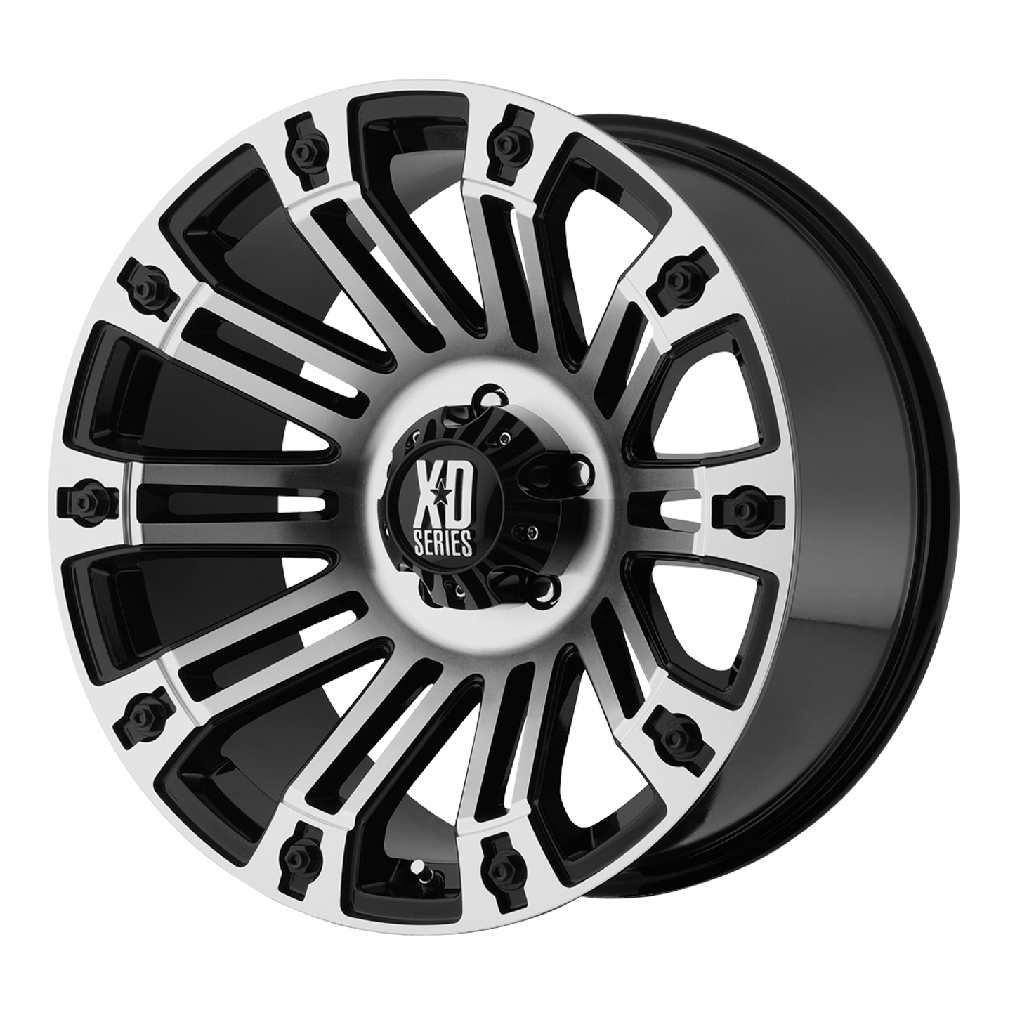 20x10 XD XD810 BRIGADE Gloss Black Machined Wheel 5x5.5 (-24mm)