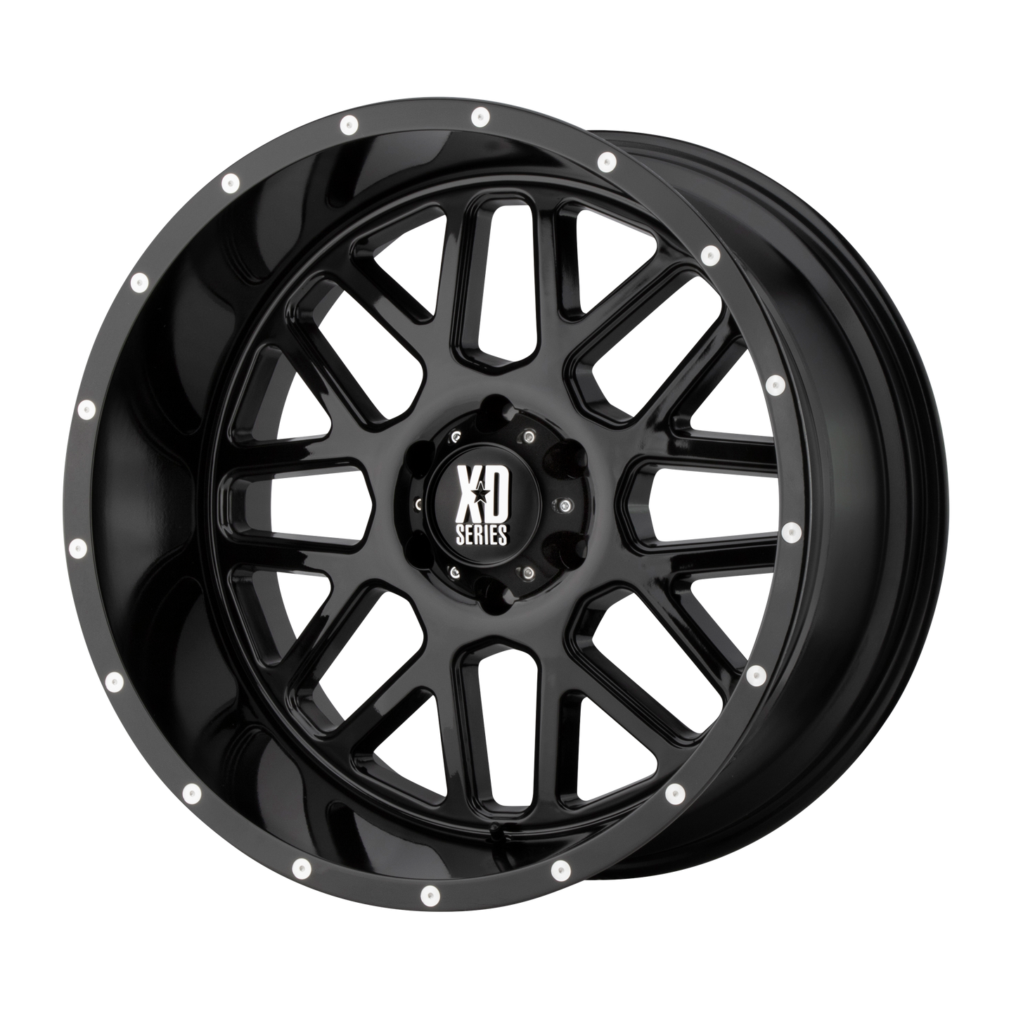 20x10 XD XD820 GRENADE Gloss Black Wheel 8x170 (-24mm)