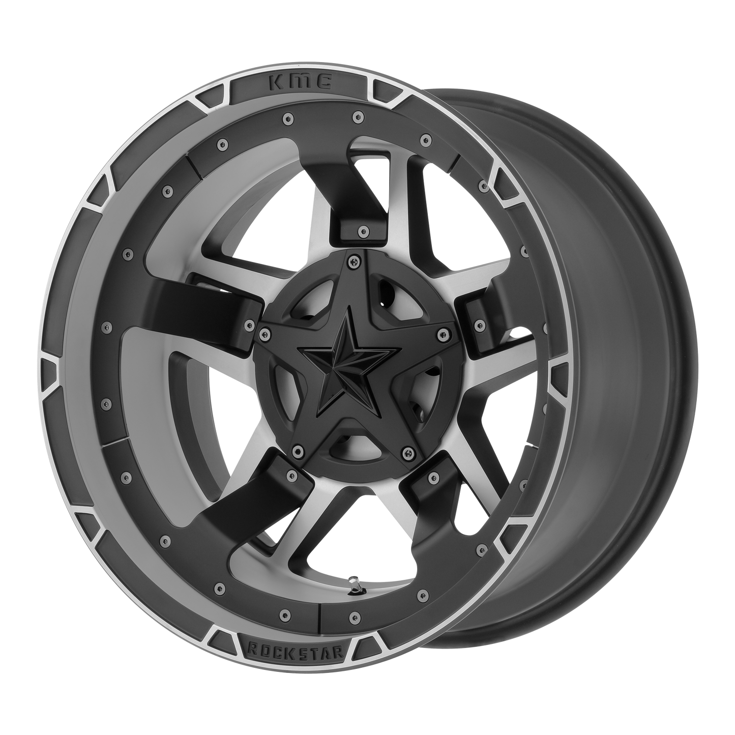 20x9 XD Series XD827 Matte Black Machined Wheel Blank (18mm)