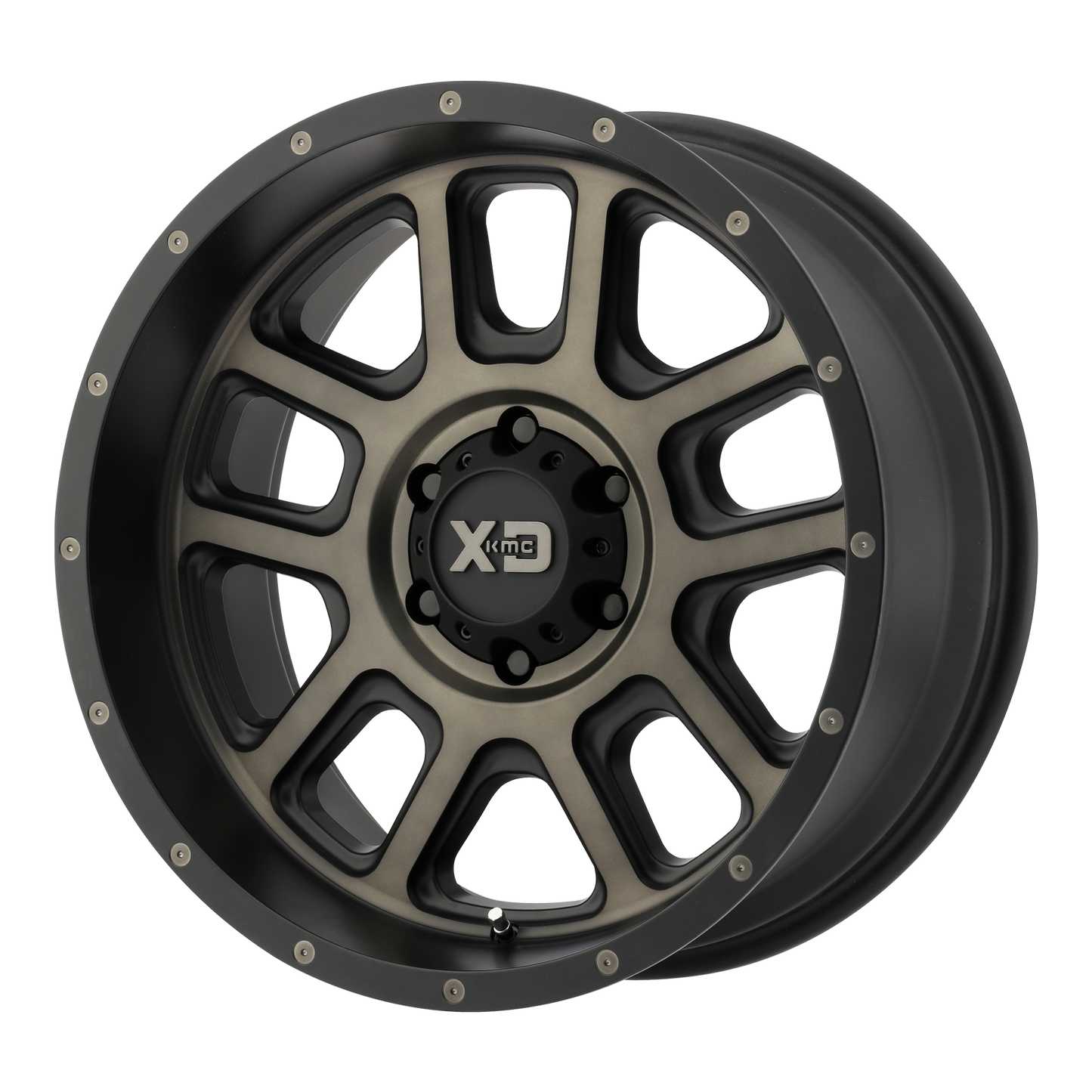 22x10 XD Series XD828 Matte Black W/Tint Wheel 6x135 (-18mm)