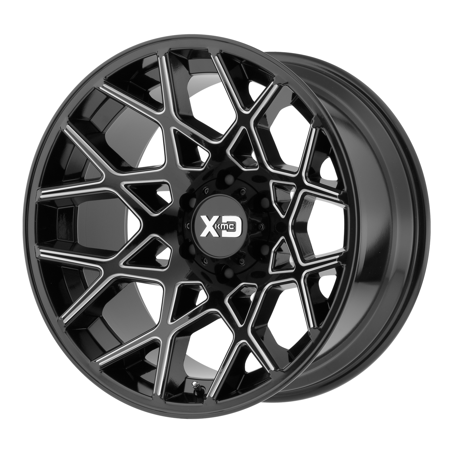 20x12 XD Series XD831 Gloss Black Milled Wheel 8x6.5 (-44mm)