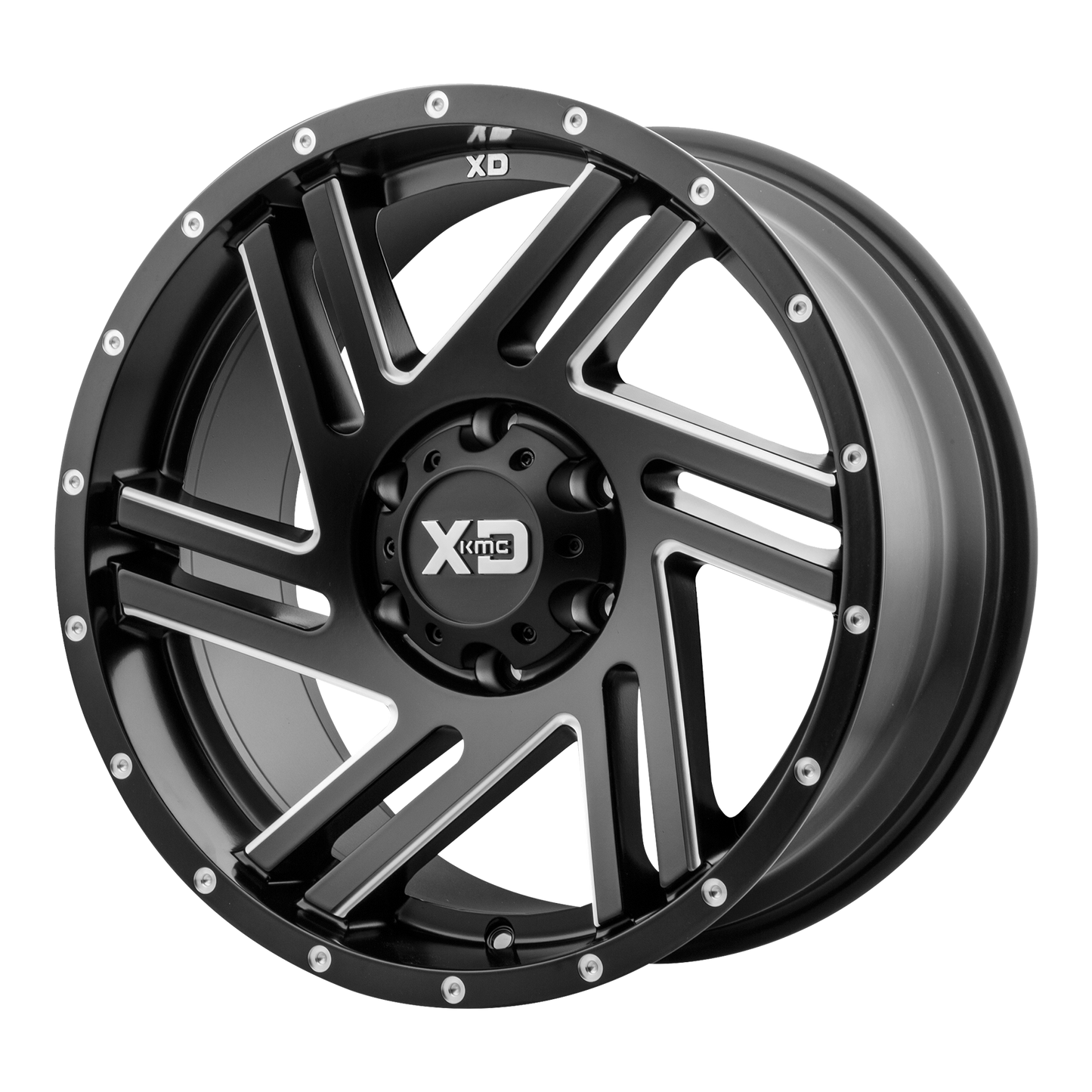 17x9 XD835 Swipe Satin Black Milled Wheel 5x5 (30mm)