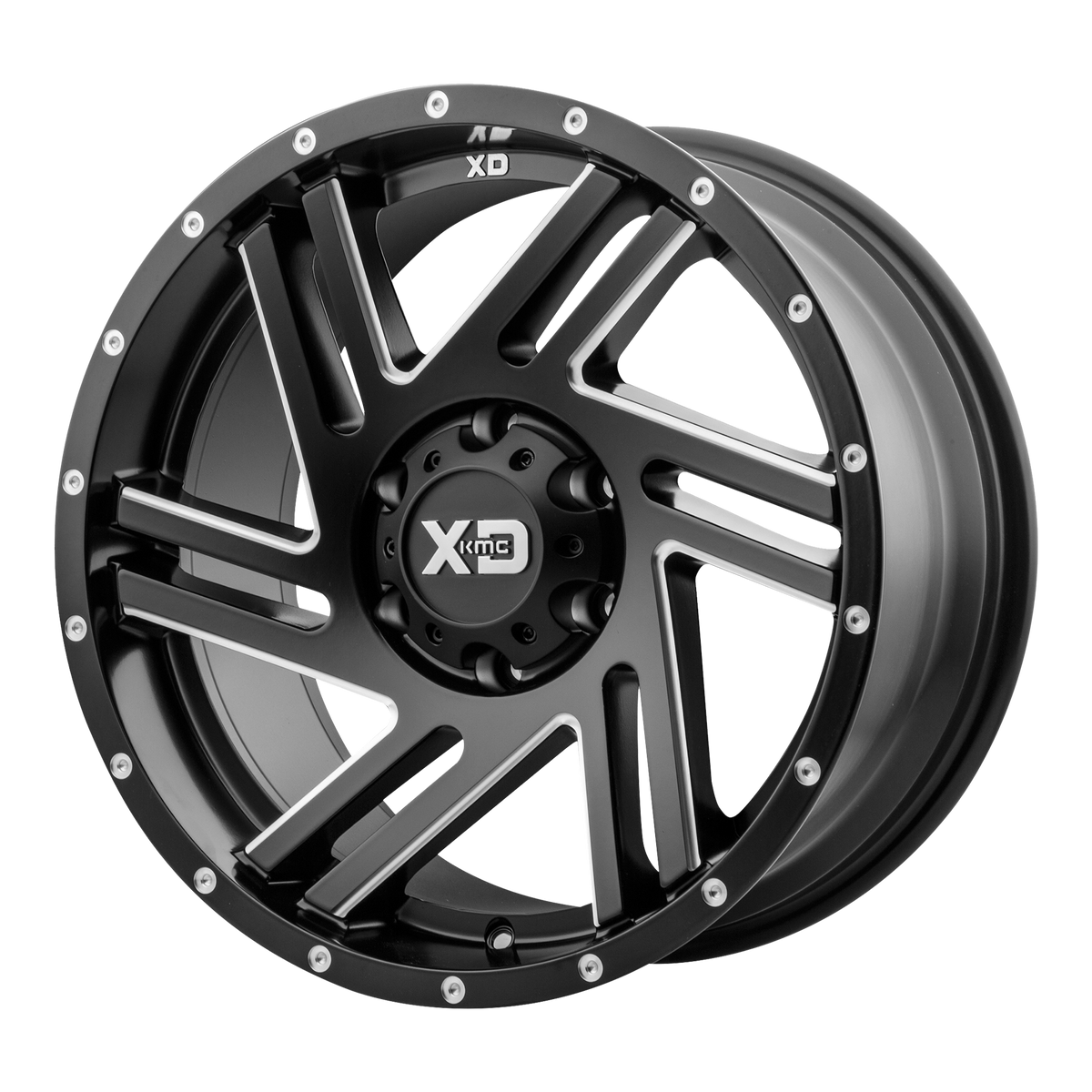 20x9 XD Series XD835 Black Milled Wheel 8x170 (18mm)