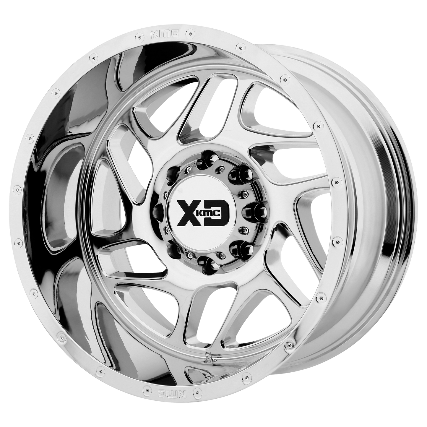 20x9 XD XD836 FURY Chrome Wheel 8X6.5 (0mm)
