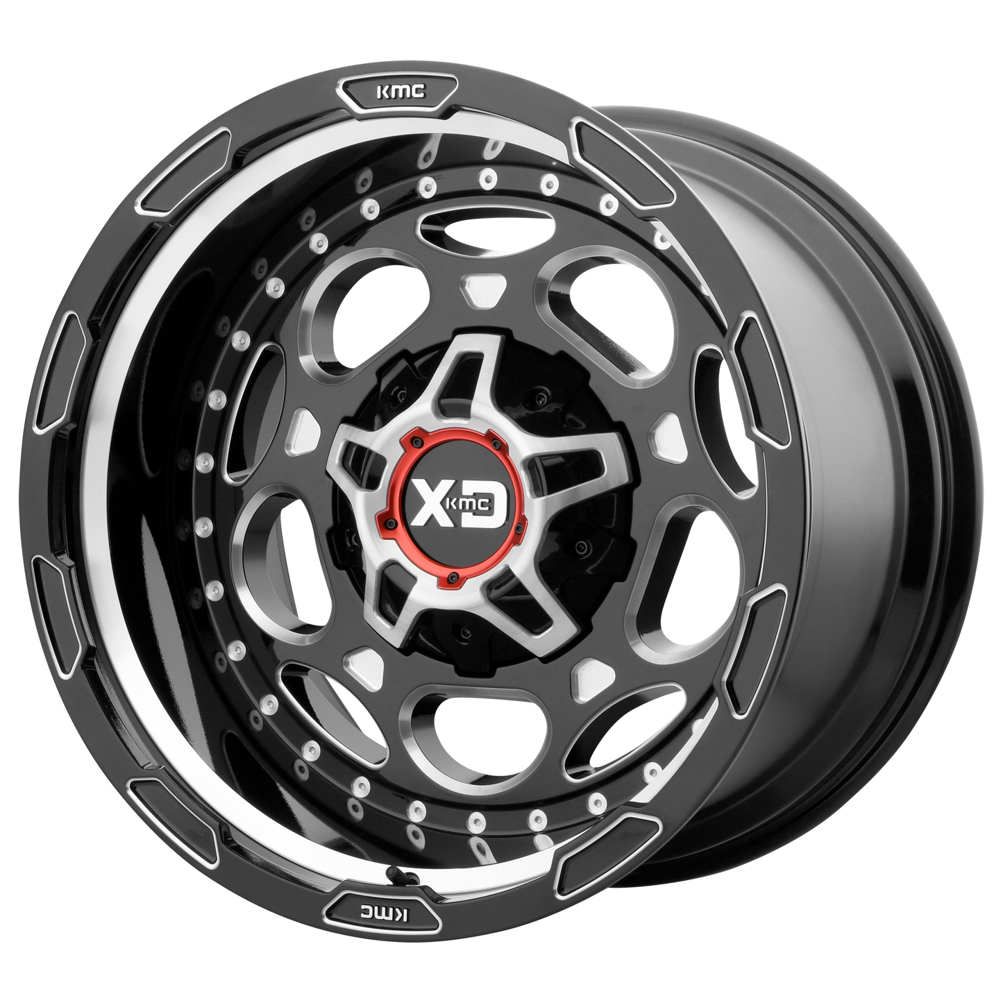 20x9 XD XD837 DEMODOG Gloss Black Milled Wheel BLANK (18mm)