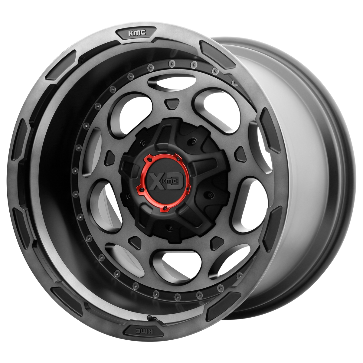 20x9 XD XD837 DEMODOG Satin Black Gray Tint Wheel 8X6.5 (18mm)