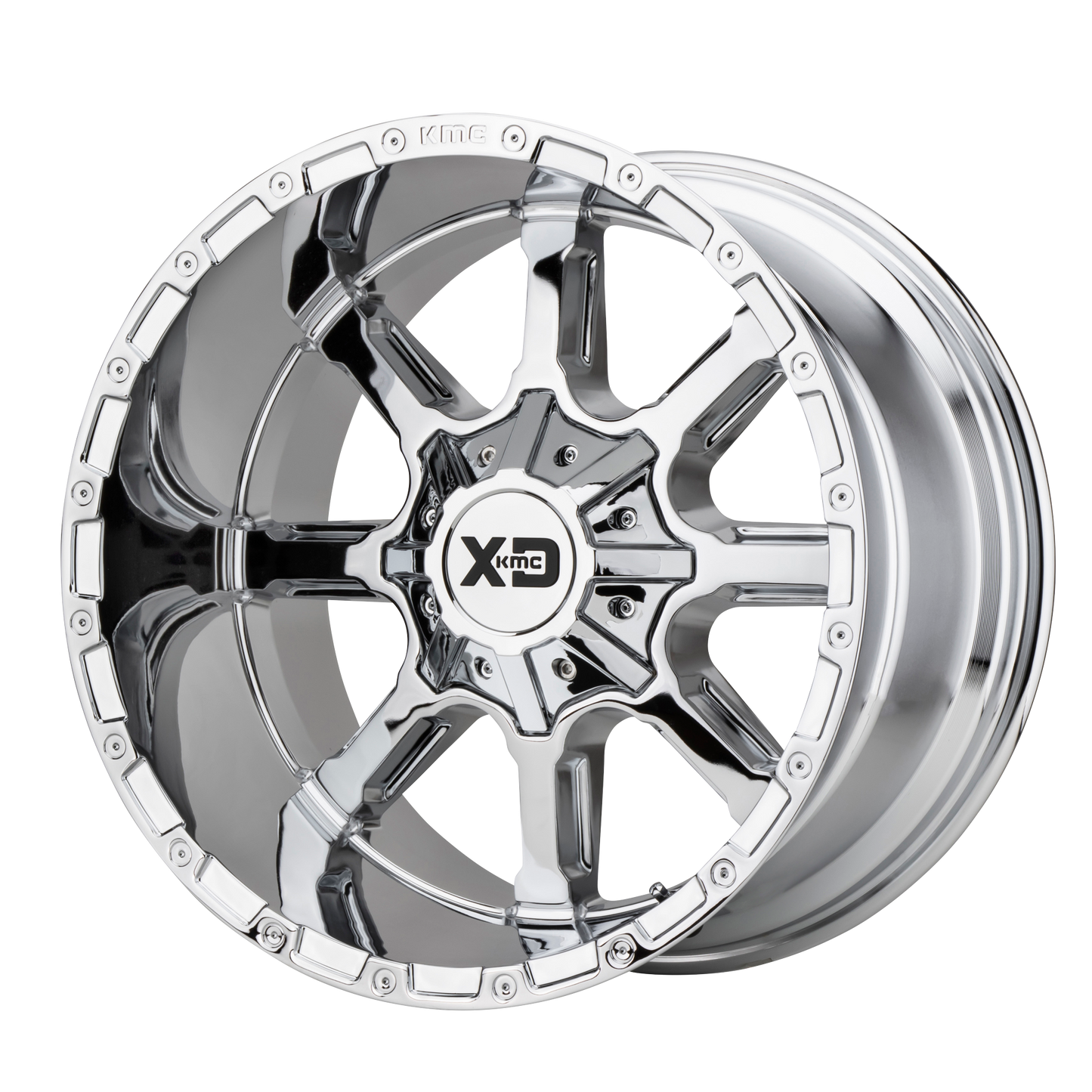 22x12 XD XD838 MAMMOTH Chrome Wheel 8X6.5 (-44mm)