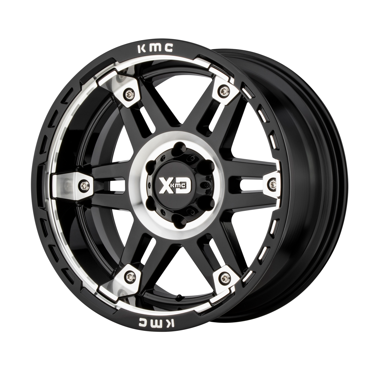 17x9 XD XD840 SPY II Gloss Black Machined Wheel 5x5 (-12mm)