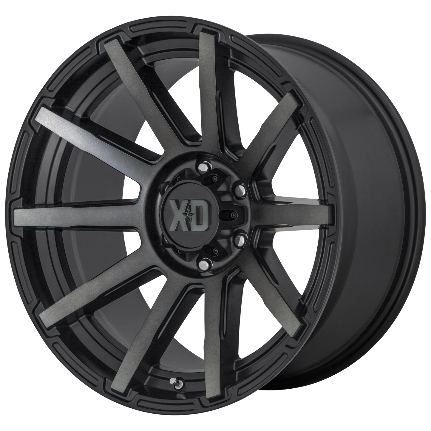 17x8 XD Series XD847 Outbreak Satin Black W/Gray Tint Wheel 5x5 (35mm)