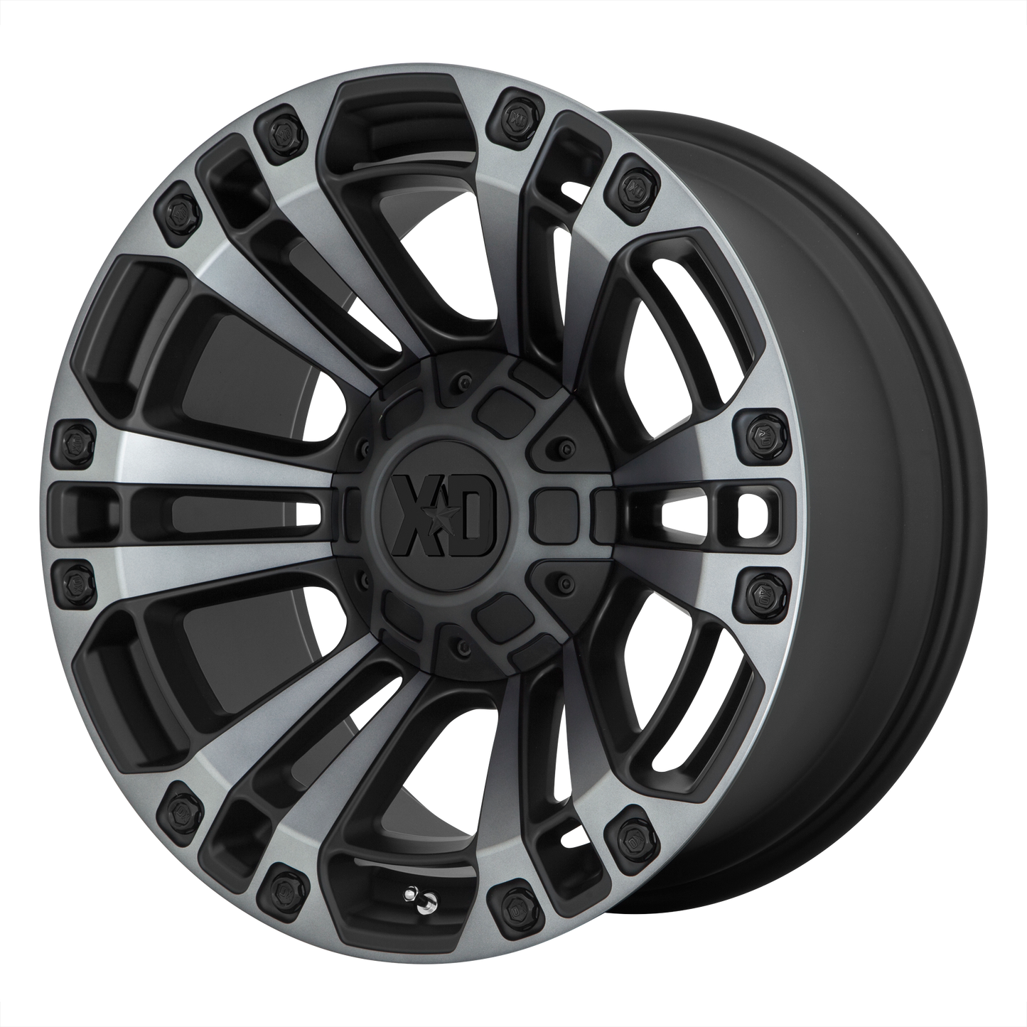 20x10 XD XD851 MONSTER 3 Satin Black With Gray Tint Wheel 8x180 (-18mm)