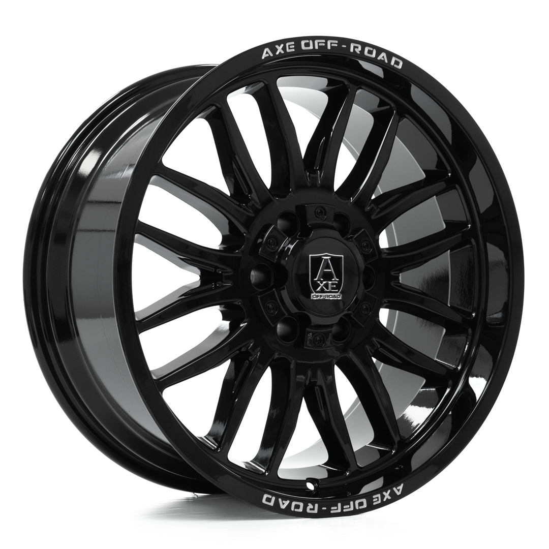 20x9.5,9 Axe Wheels Hades Gloss Black Wheel 6x135-6x5.5 (15mm)