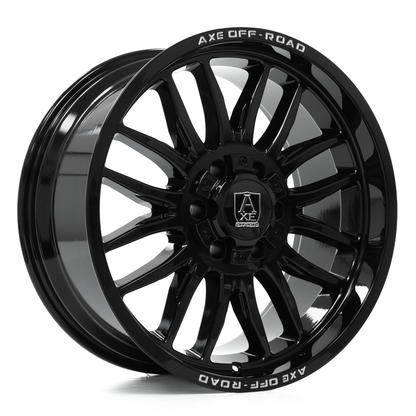 20x9.5,9 Axe Wheels Hades Gloss Black Wheel 6x135-6x5.5 (15mm)