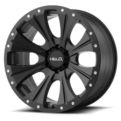 20x12 HE901 Helo 901 Satin Black Wheel, 8x6.5 (-44mm)