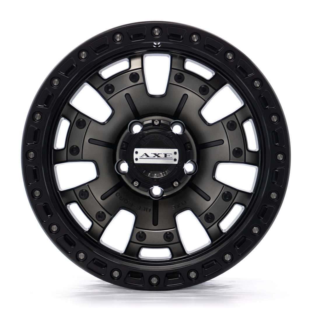 17x9 Axe Helios Black Tinted Wheel 5x5 (15mm)