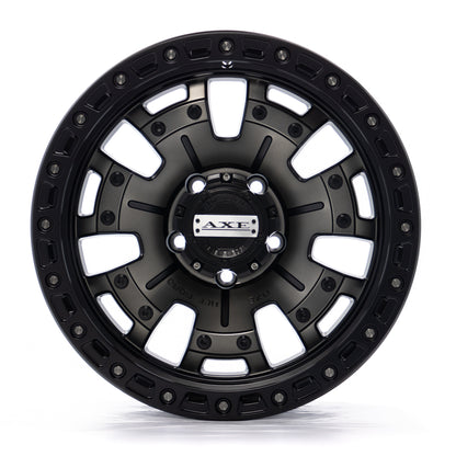 17x9 Axe Helios Black Tinted Wheel 5x5 (15mm)