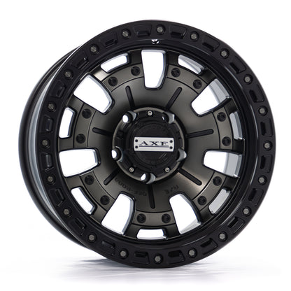 17x9 Axe Helios Black Tinted Wheel 5x5 (15mm)