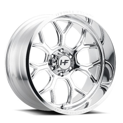 24x14 Hostile HF04 Punisher Polished FORGED Wheel 6x5.5 (-76mm)