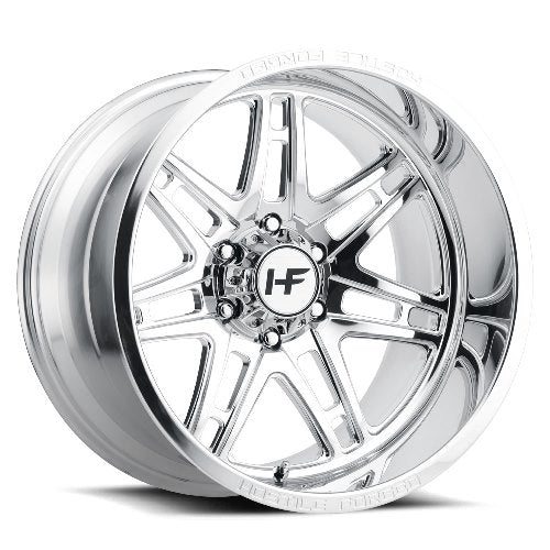 24x14 Hostile HF05 Atomic Polished FORGED Wheel 6x5.5 (-76mm)