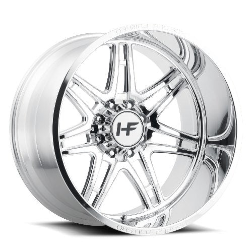 24x14 Hostile HF05 Atomic Polished FORGED Wheel 8x170 (-76mm)