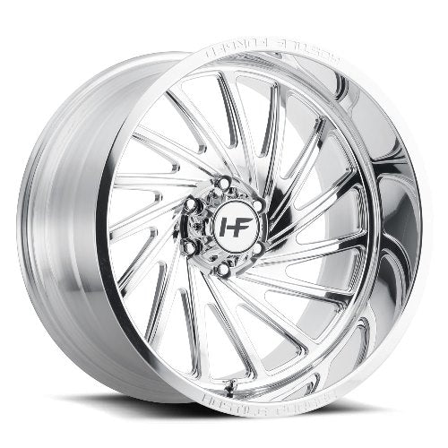 24x14 Hostile HF06 Chaos Polished FORGED LEFT Wheel 6x5.5 (-76mm)