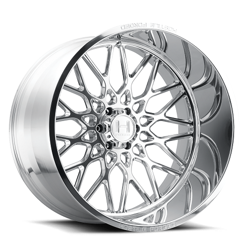 24x14 Hostile FORGED Savage Polished Wheel 8x170 (-76mm)