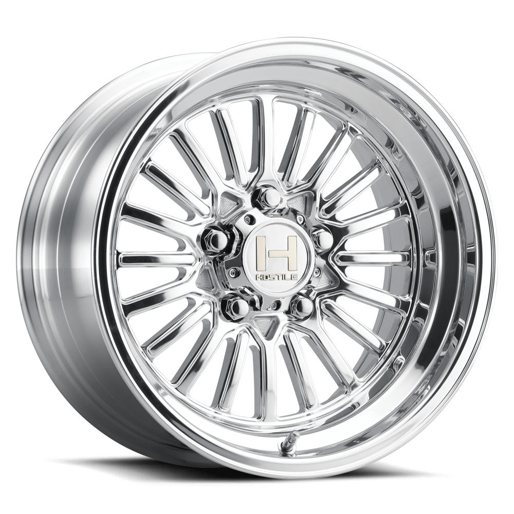 15x10 Hostile HF127 Titan Polished FORGED UTV Wheel 5x4.5 (0mm)