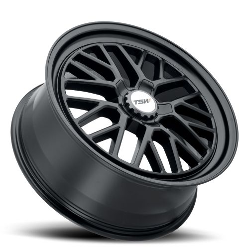 20x8.5 TSW HOCKENHEIM S SEMI GLOSS BLACK (GUNMETAL HEX NUT) Wheel 5x108 (40mm)