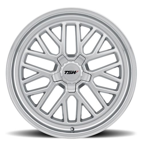 19x9.5 TSW HOCKENHEIM S SILVER W/ MIRROR CUT LIP Wheel 5x4.5 (40mm)