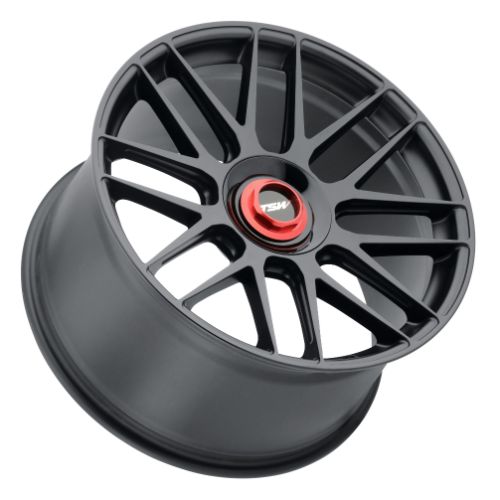 20x9 TSW HOCKENHEIM-T DOUBLE BLACK W/ BALL MILLED SPOKE Wheel 5x120 (20mm)