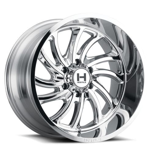 24x14 Hostile H118 Demon Armor Plated (Chrome) Wheel 6x5.5 (-76mm)