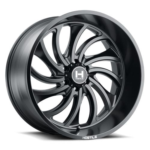 20x10 Hostile H118 Demon Asphalt (Satin Black) Wheel 6x5.5 (-19mm)