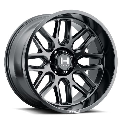 20x12 Hostile H120 Vulcan Asphalt (Satin Black) Wheel 6x135 (-44mm)