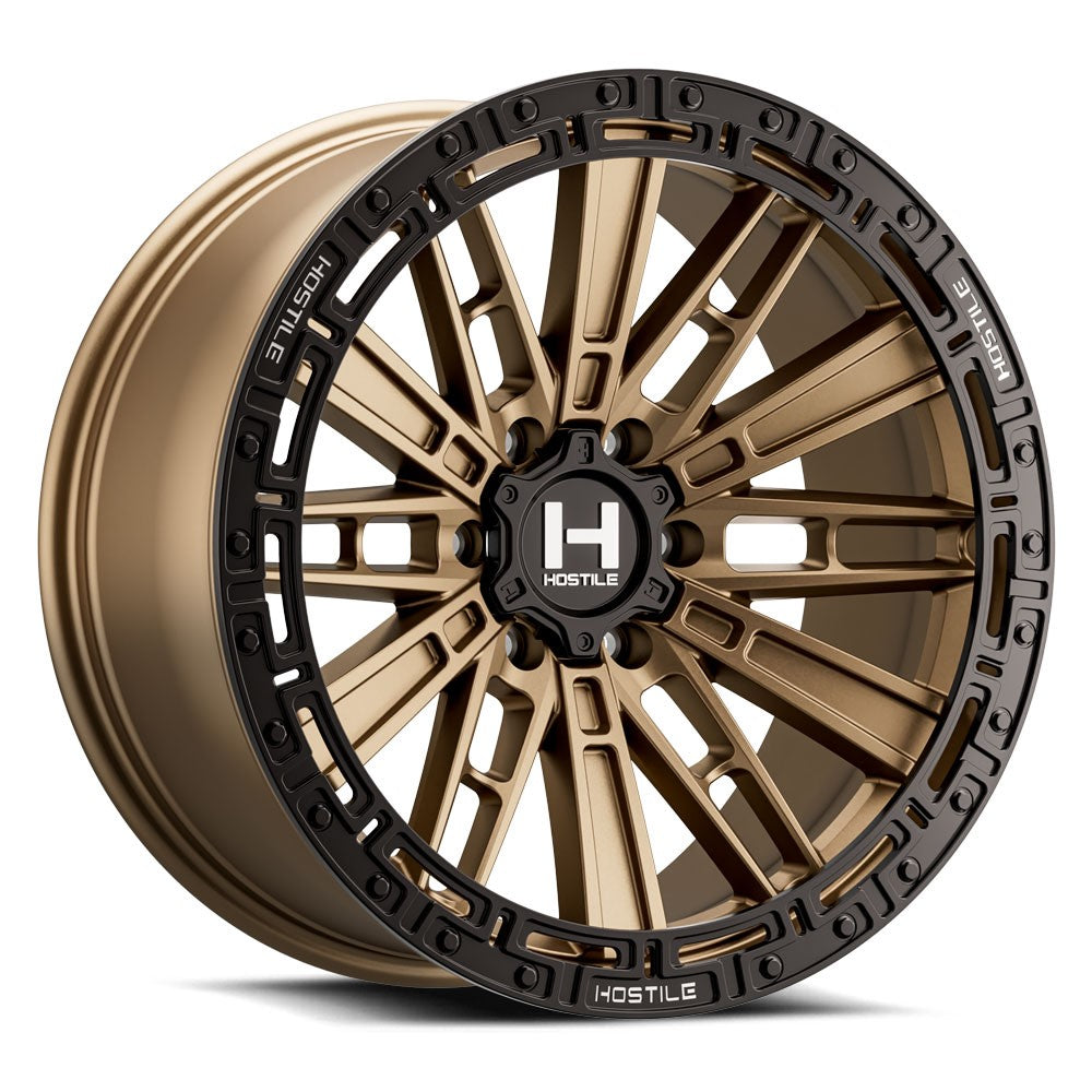 17x9 Hostile H129 Mojave Bronze Wheel 6x5.5 (0mm)