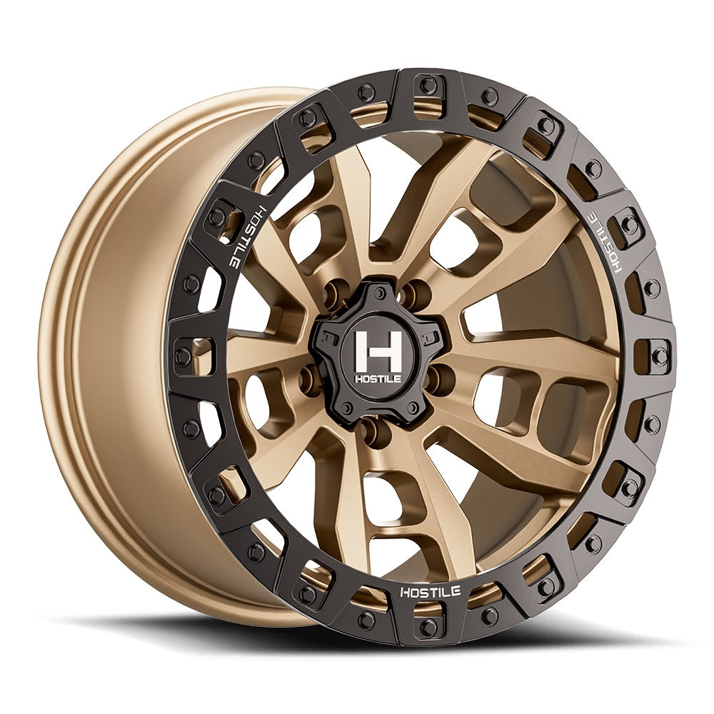 17x9 Hostile H130 Crandon Bronze Wheel 5x5 (0mm)