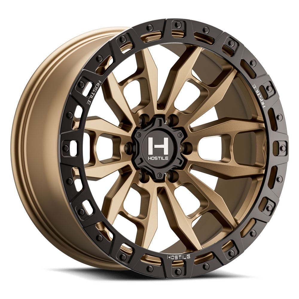 17x9 Hostile H130 Crandon Bronze Wheel 6x5.5 (0mm)