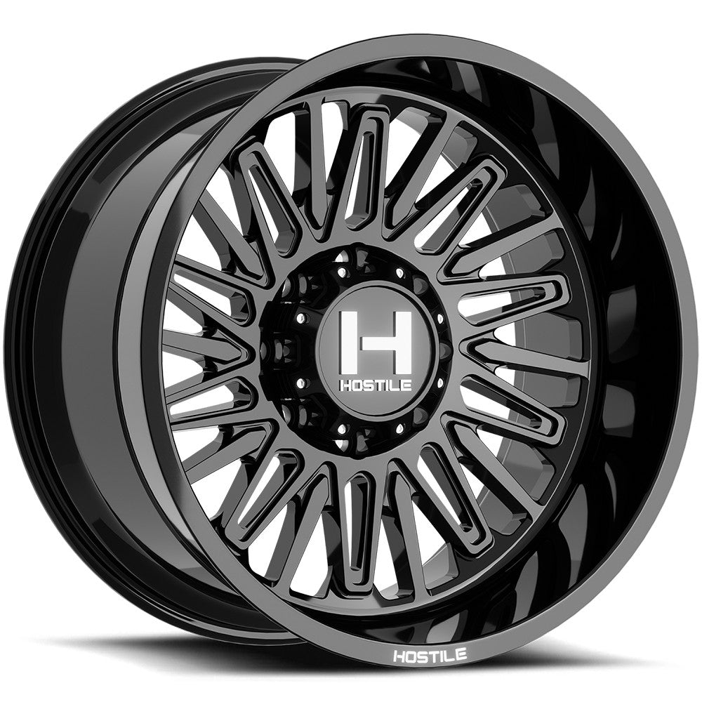 20x10 Hostile H143 Rampage Asphalt Wheel 8x170 (-19mm)