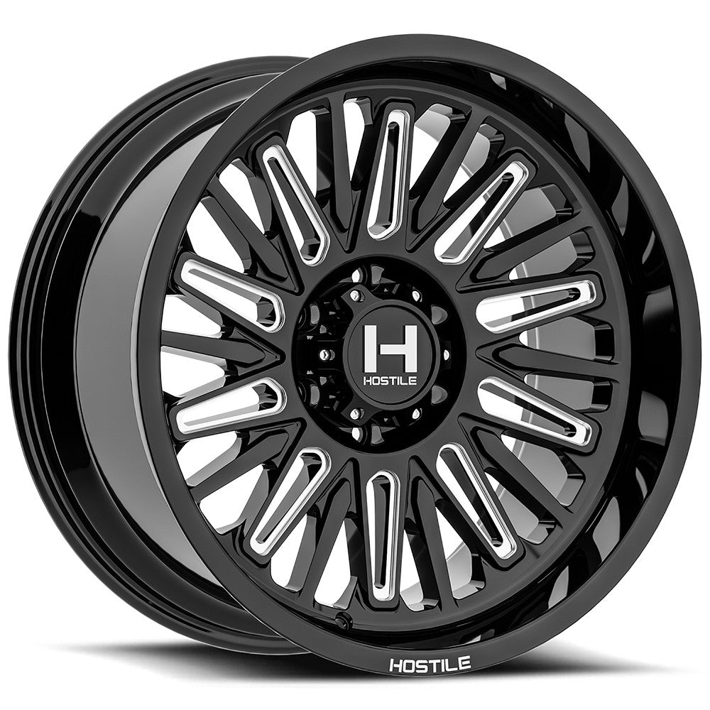 20x10 Hostile H143 Rampage Blade Cut Wheel 6x5.5 (-19mm)